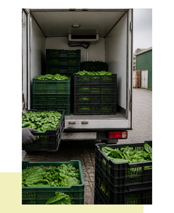 Перевозка шпината в Спасск-Дальний с сохранением свежести продукции